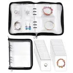 Transparent PVC Jewelry Organizer Storage Zipper Bag