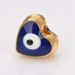 Golden Plated Alloy Enamel Beads