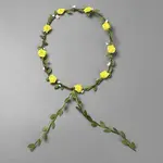 Polyester Artificial Rose Garland Headbands Hair Vine