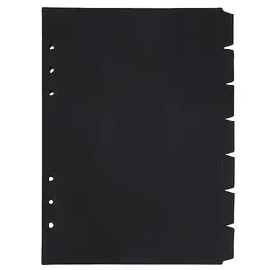 PVC Plastic Discbound Notebook Index Divider Sheets