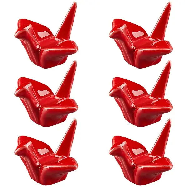 Paper Crane Ceramic Chopstick Stands