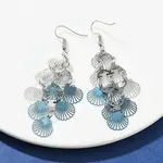 430 Stainless Steel Shell Shape Dangle Earrings