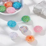 12Pcs 6 Colors Resin Rhinestone Beads