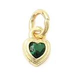 Brass Cubic Zirconia Charms