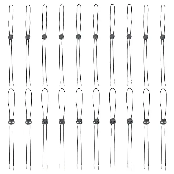 20Pcs Nylon Thread with Adjustable Plastic Buckle for Costume Accessories