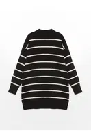 LC Waikiki Half Turtleneck Striped Long Sleeve Women's Knitwear Tunic