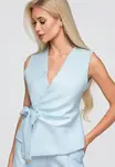 Dámsky bezrukávový blazer Ombre