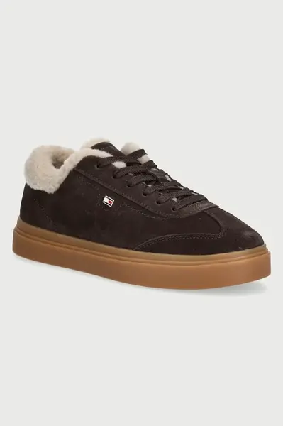 Tommy Hilfiger  TH CHIC CUPSOLE WL sneakers boty dámské semišové