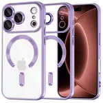 Techsuit Luxury Crystal MagSafe, iPhone 17 Pro Max / 18 Pro Max, fialový