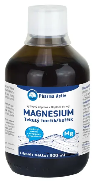 Pharma Activ Tekutý horčík + vitamín C 300 ml