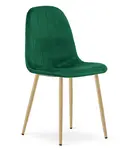 Jedálenská stolička PADVA VELVET, zelená