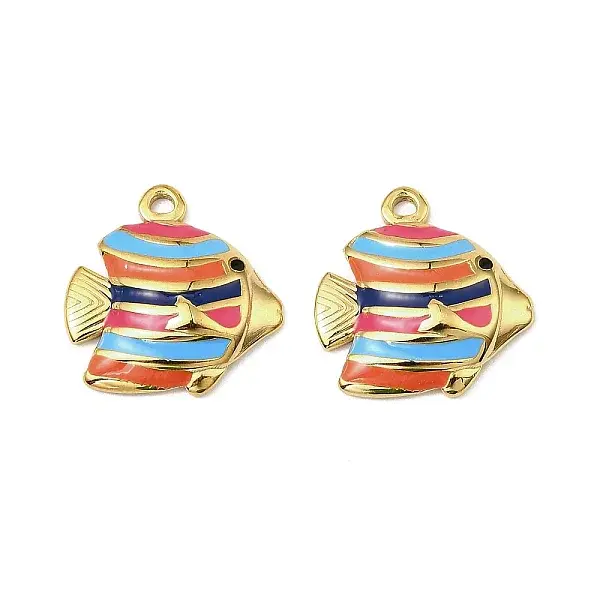304 Stainless Steel Enamel Pendants