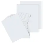 Plastic Index Tab Divider Sheets for Discbound Notebooks