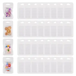 160Pcs Plastic Yin-yang Resealable Bags with Visible Window