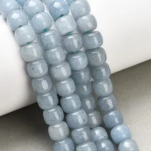 Dyed Natural White Jade Beads Strands