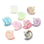 Two-tone Opaque Acrylic Pendants
