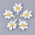Spray Painted Alloy Pendants