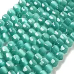 Glass Cat Eye Beads Strands