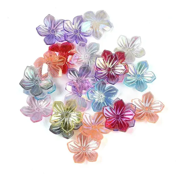 UV Plating Acrylic Beads Cap