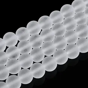 Transparent Glass Beads Strands