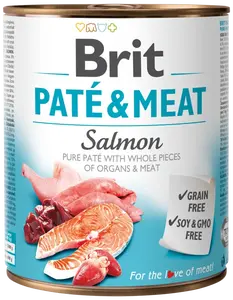 Konzerva Brit Paté & Meat Salmon 800g
