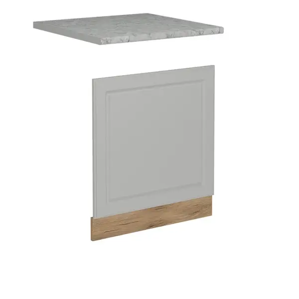 Vicco PŘEDNÍ PANEL R-Line Bílý venkovský dům 60 cm , PD Mramor