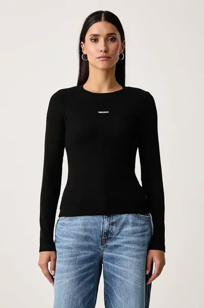 Guess Jeans  tričko s dlouhým rukávem dámské s bavlnou