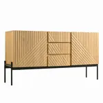 Urban Meuble SIDEBOARD vzhled přírodní dřevo 150/40/75 cm
