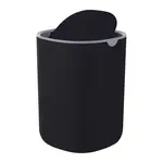 Relaxdays KOŠ Černý na odpadky 1,5 l plast víko 360°