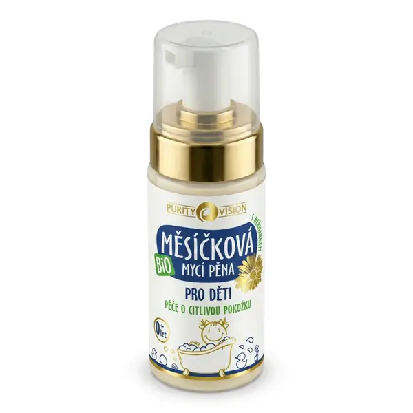 PURITY VISION BIO Měsíčková mycí pěna pro děti 90 ml
