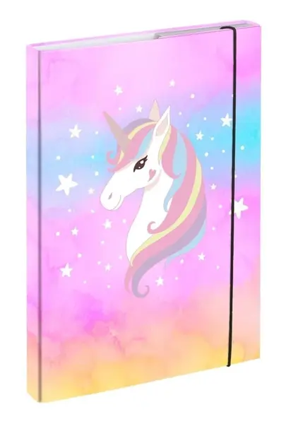 Desky na školní sešity A4 Rainbow Unicorn