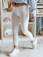 Dámské bílé skinny džíny TRENZI