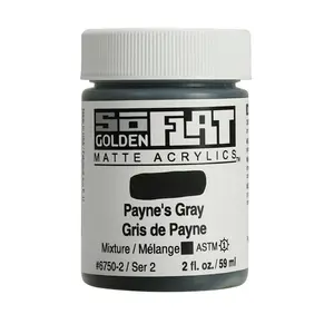 Akryl Golden SoFlat 59ml – 6750 Payne's Gray