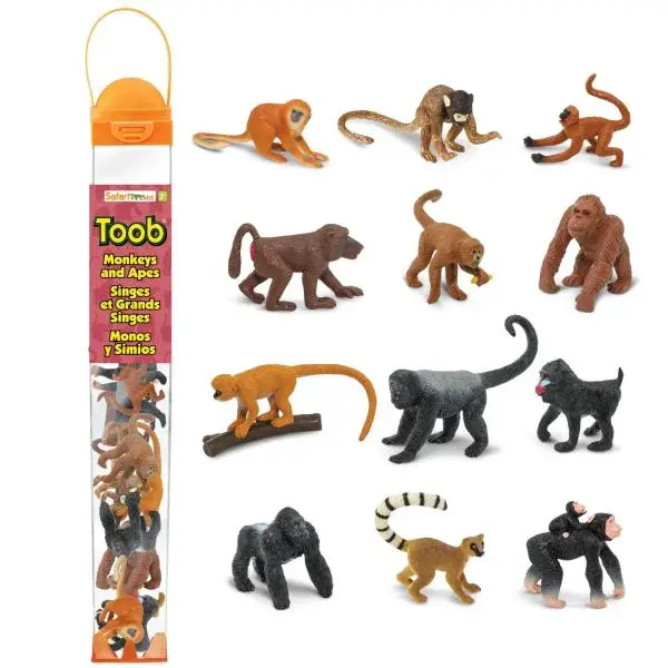 Safari® Toob Opice a lidoopi 12 figurek