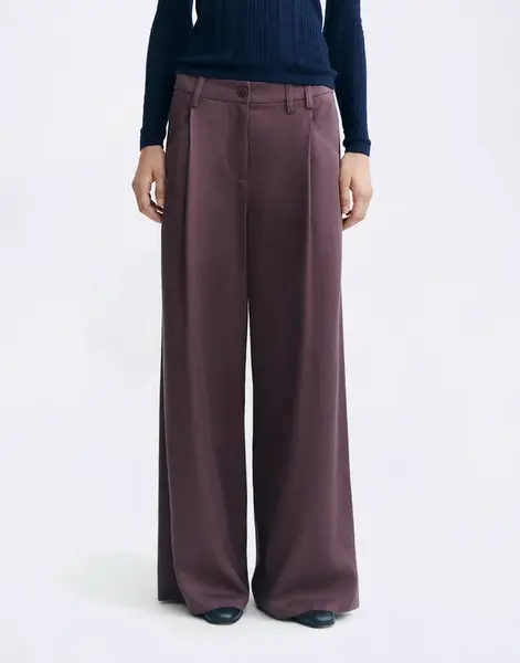 Thinking MU Dark Wine Molly Pants DARK WINE 42