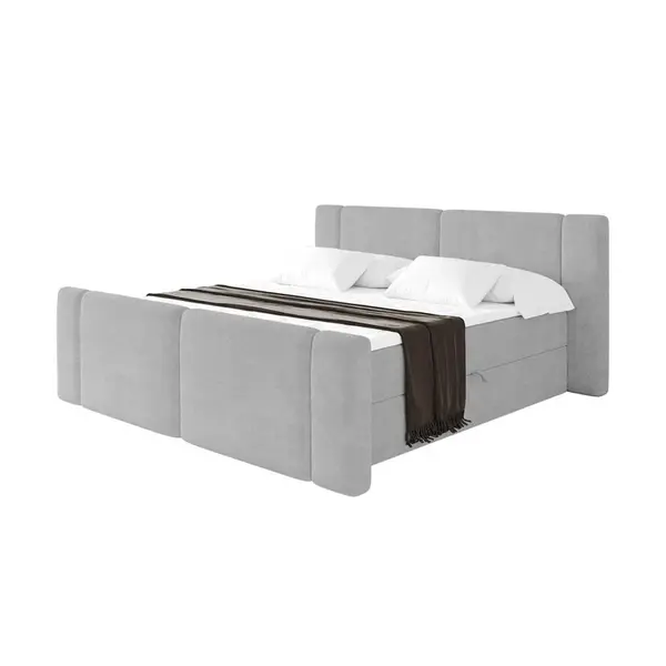 ALTDECOR POSTEL boxspring s matrací H3 - EVON Zanozek - 120x200 cm Šedá