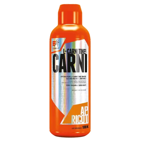 Extrifit Carni Liquid 120000mg 1000ml - meruňka