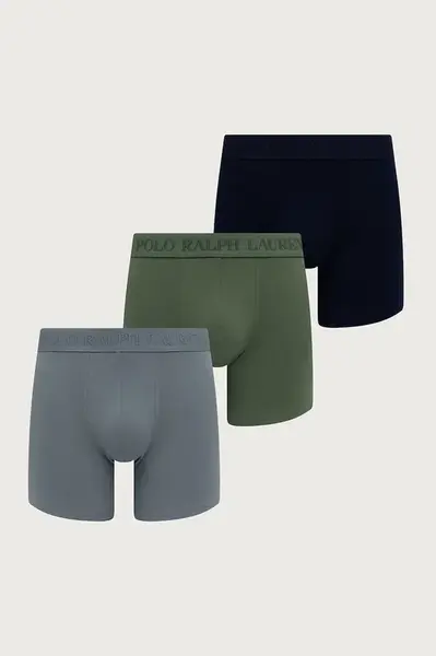 Polo Ralph Lauren  boxerky pánské bavlněné s elastanem 3-pack