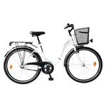Městské kolo Reactor Swan 26" Coaster - model 2025 M (18", 165-175 cm) bílá
