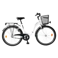 Městské kolo Reactor Swan 26" Coaster - model 2025 M (18", 165-175 cm) bílá