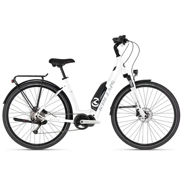 Městské elektrokolo KELLYS ESTIMA 10 SH 504Wh 28" 9.0 S (16,5", 155-170 cm) White