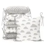 T-tomi Polštářkový mantinel White grey clouds