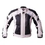 Dámská letní textilní moto bunda BOS Aylin Silver Grey S