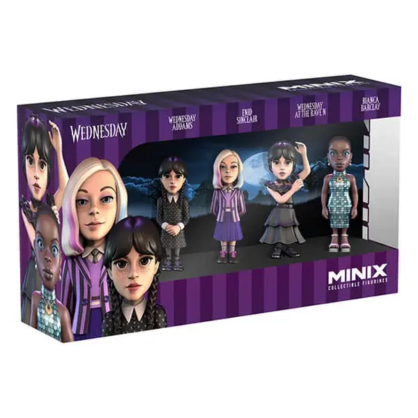 Set MINIX figurek Wednesday - 7 cm