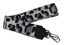 NovaKabelka.cz Látkový přídavný popruh leopardo bianco nero