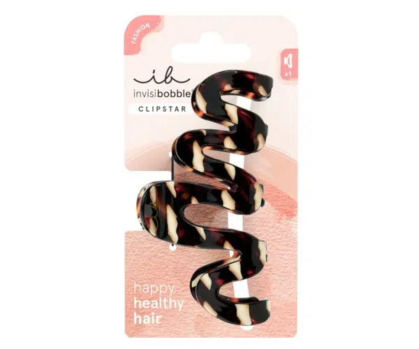 Velký skřipec do vlasů Invisibobble Clipstar L Cacao Cream - kakaově hnědý + dárek zdarma