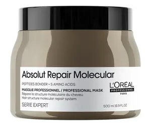 Maska pro poškozené vlasy Loréal Professionnel Serie Expert Absolut Repair Molecular - 500 ml - L’Oréal Professionnel + dárek zdarma