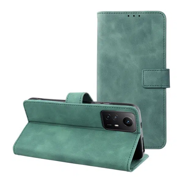 Flipové pouzdro TENDER Book pro Xiaomi Redmi Note 12S, zelená
