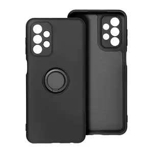 Zadní kryt SILICONE RING Case pro Samsung Galaxy S25 Ultra, černá