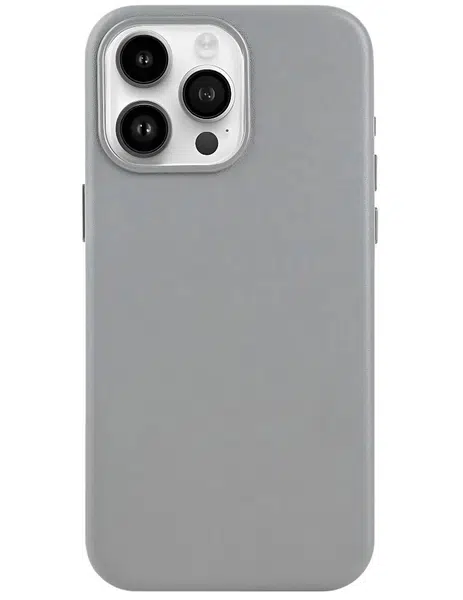 Zadní kryt LEATHER MAG COVER case pro Samsung Galaxy S25, grey